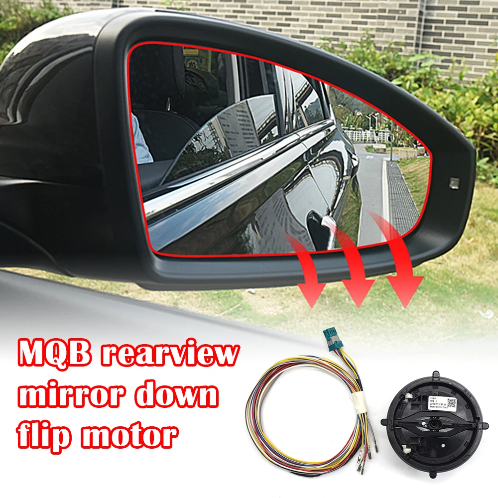 

For VW Golf MK7 Passat B8 Tiguan MK2 MQB platform Car rearview mirror downward motor with wiring harness