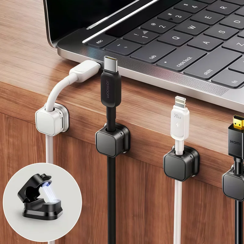 Organisateur de câbles magnétique polyvalent de qualité supérieure pour voiture, support de câble de charge de téléphone, clip de fixation stable, pratique
