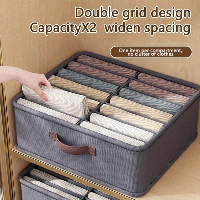 

Wardrobe Clothes Storage Box Pants Sweater Organizer Foldable Closet Underwear Socks Storage Organizer Drawers Separator Boxes