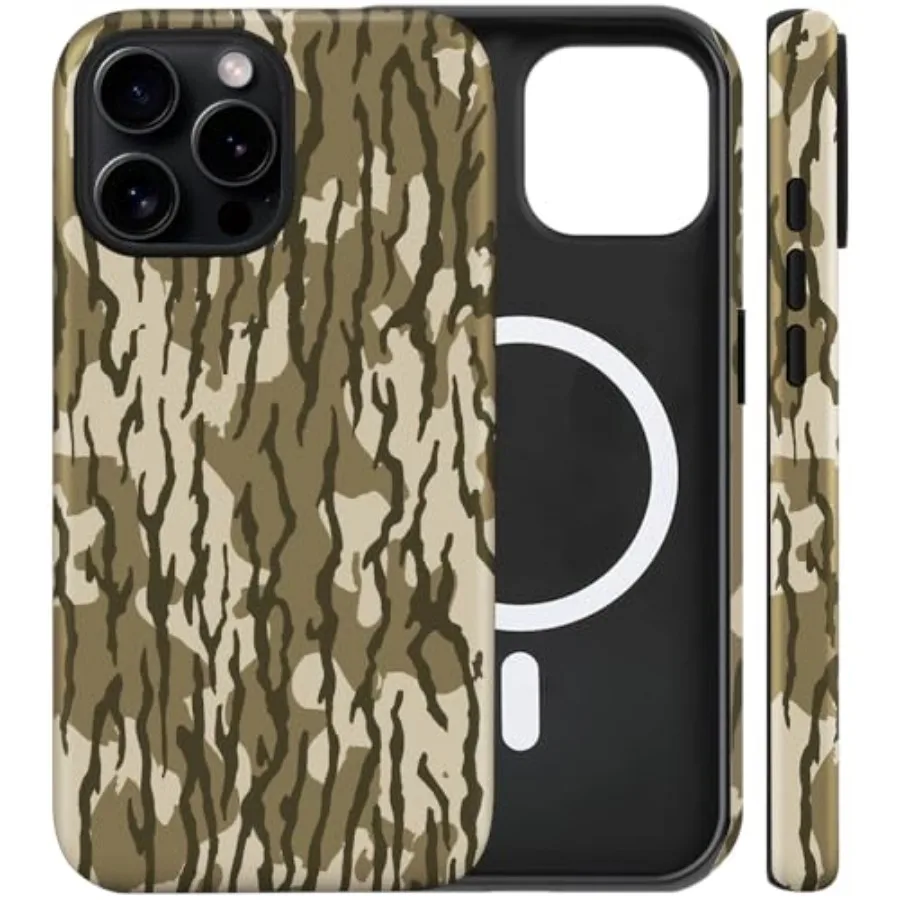 

Magnetic for iPhone 13/14 Case Camo Phone Case, Shockproof Slim Soft TPU and Hard PC Protective Cases Compatible with MagSafe P