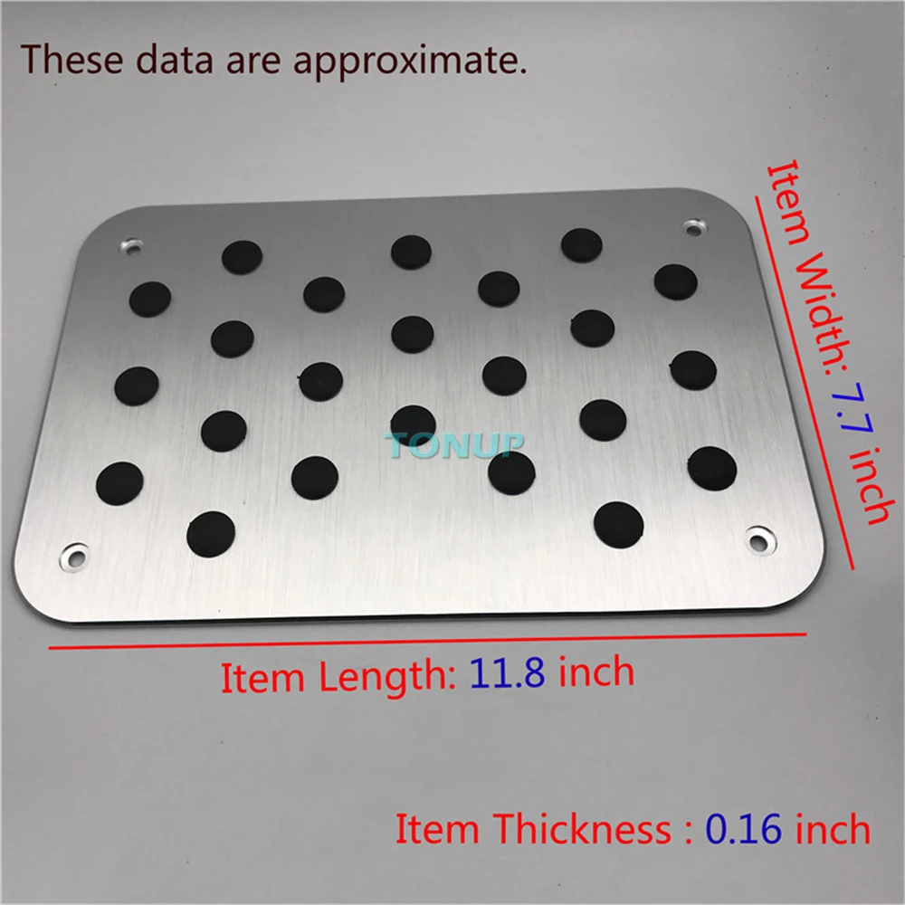 DEE Car Accessories For Subaru Legacy Outback Forester Tribeca XV Exiga BRZ LEVORG Impreza WRX STI Floor Mat Pedal Pad Stickers