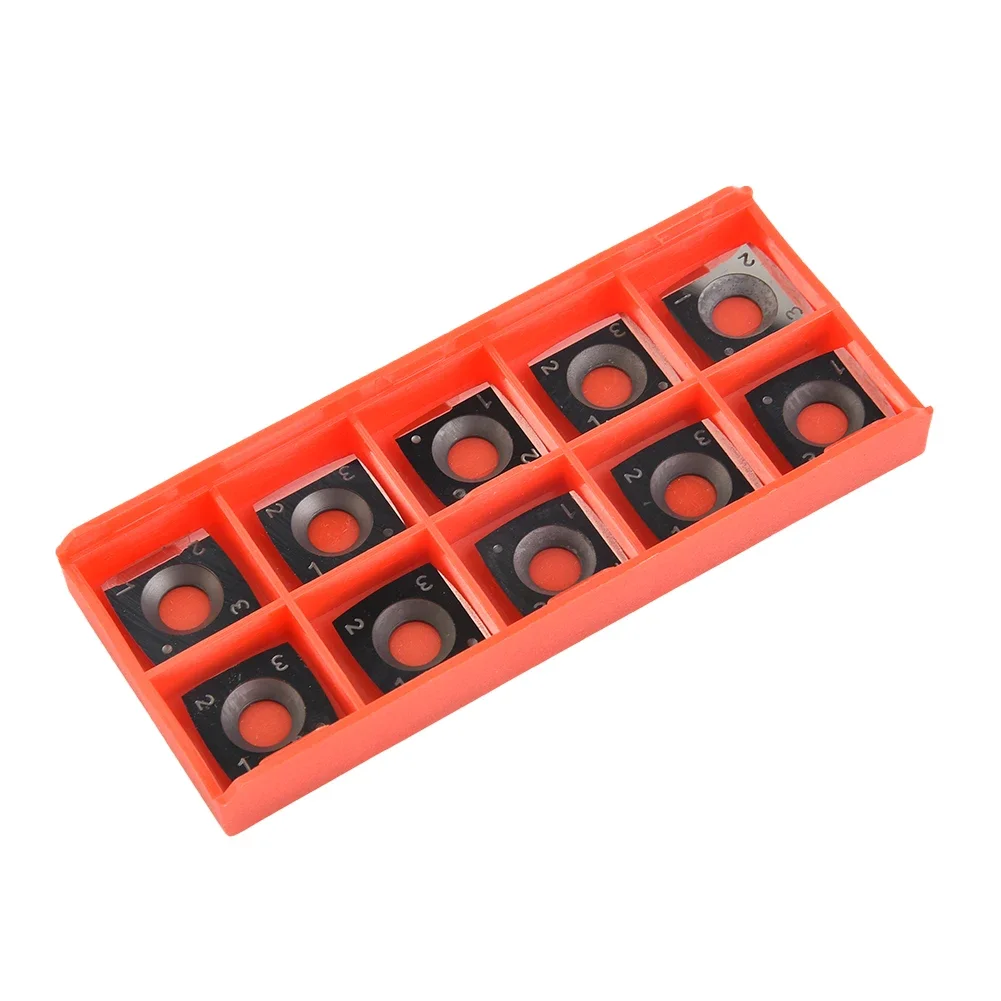 CNC Carbide Inserts Carbide Cutter Inserts For CNC Projects Longer Use Life Plastic Container Solid Tungsten Carbide