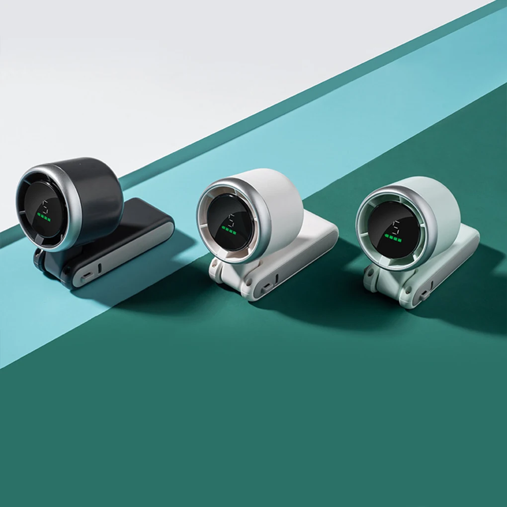 ABS Rechargeable Fan Hand Held Turbofan Blade Strong Power Small Size Rechargeable Portable Fan