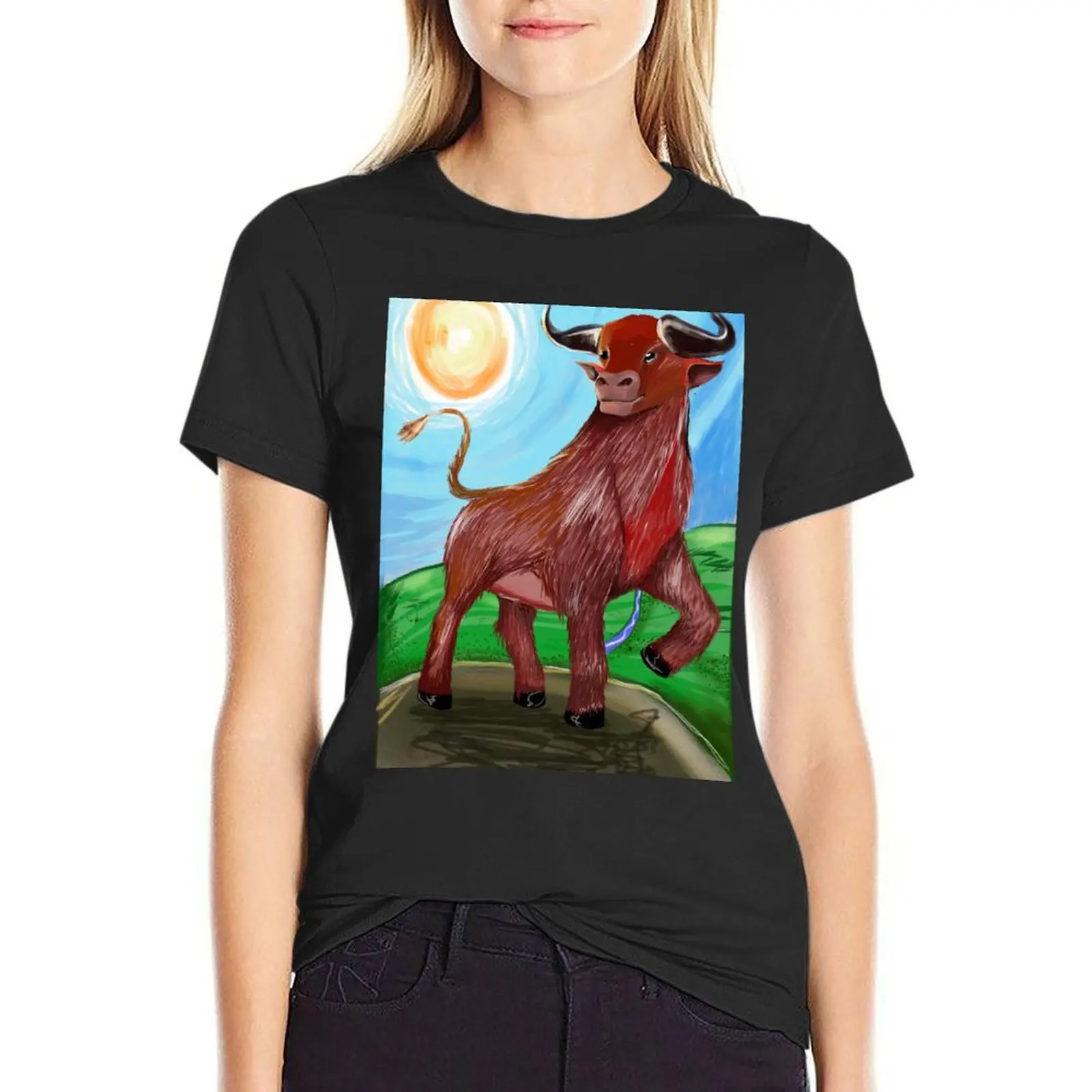 

Redwall bull T-Shirt funnys vintage clothes quick-drying T-shirts for Women