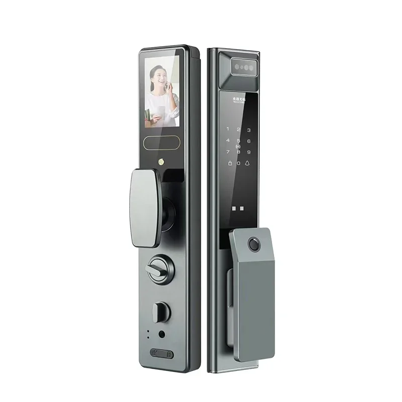 

007 APP Automatic Security main door lock smart home smartlock inteligente fingerprint with camera