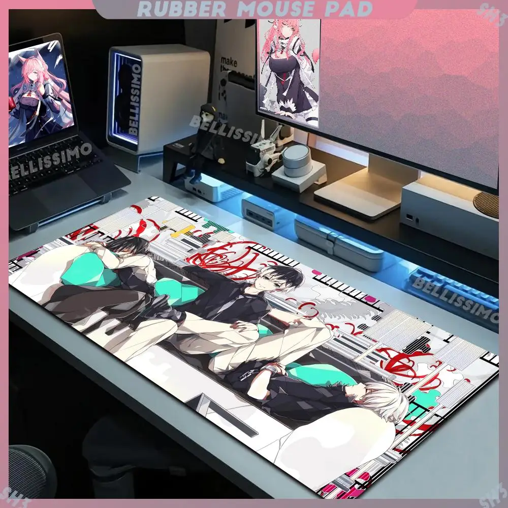 T_tokyo g_ghoul estética antiderrapante borracha mouse pad jogo acessórios de mesa legal anime durável tapete de mesa impressão hd teclado