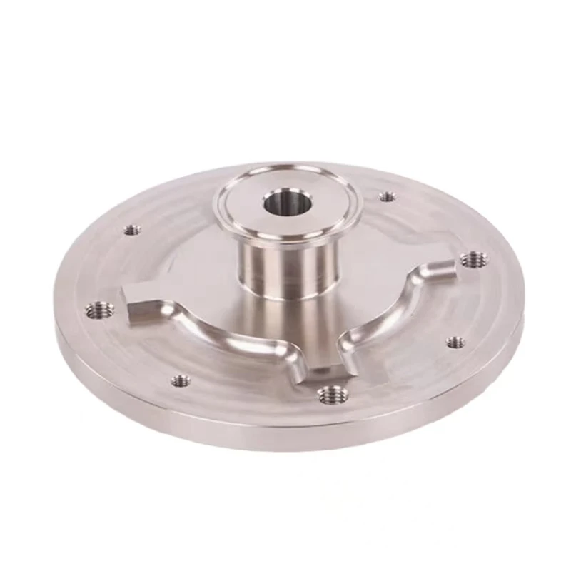 Rapid Prototyping Milling Parts CNC Prototype Service Multi-Pore Irregular Groove Disc-Shaped Connecting Fittings