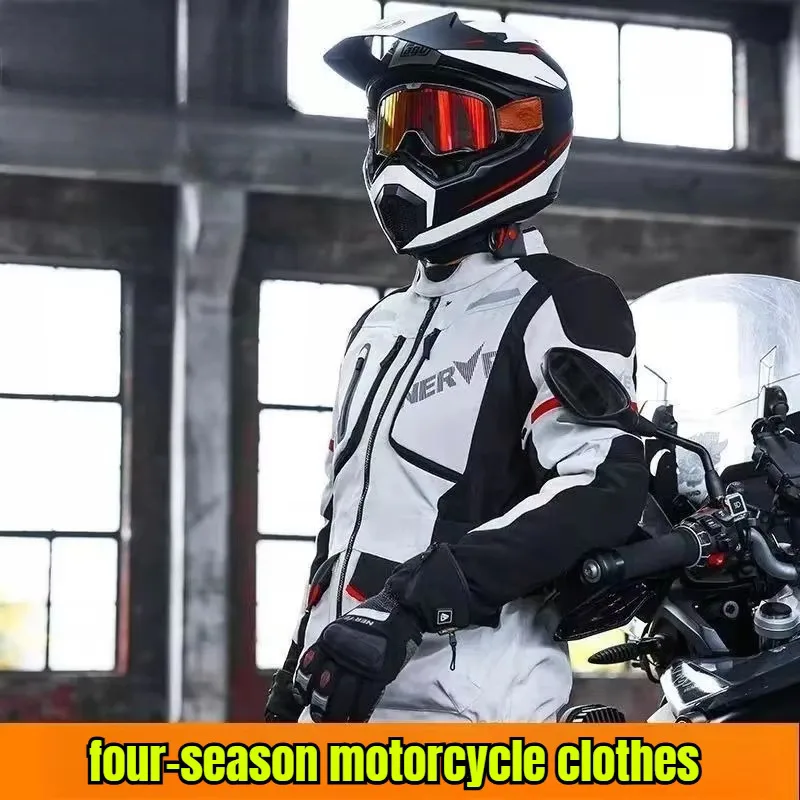 NERVE Motorcycle Riding Jacket Locomotive Racing Clothes Winter Warm and Windproof Four-season Motorcycle Clothes 모터사이클 재킷