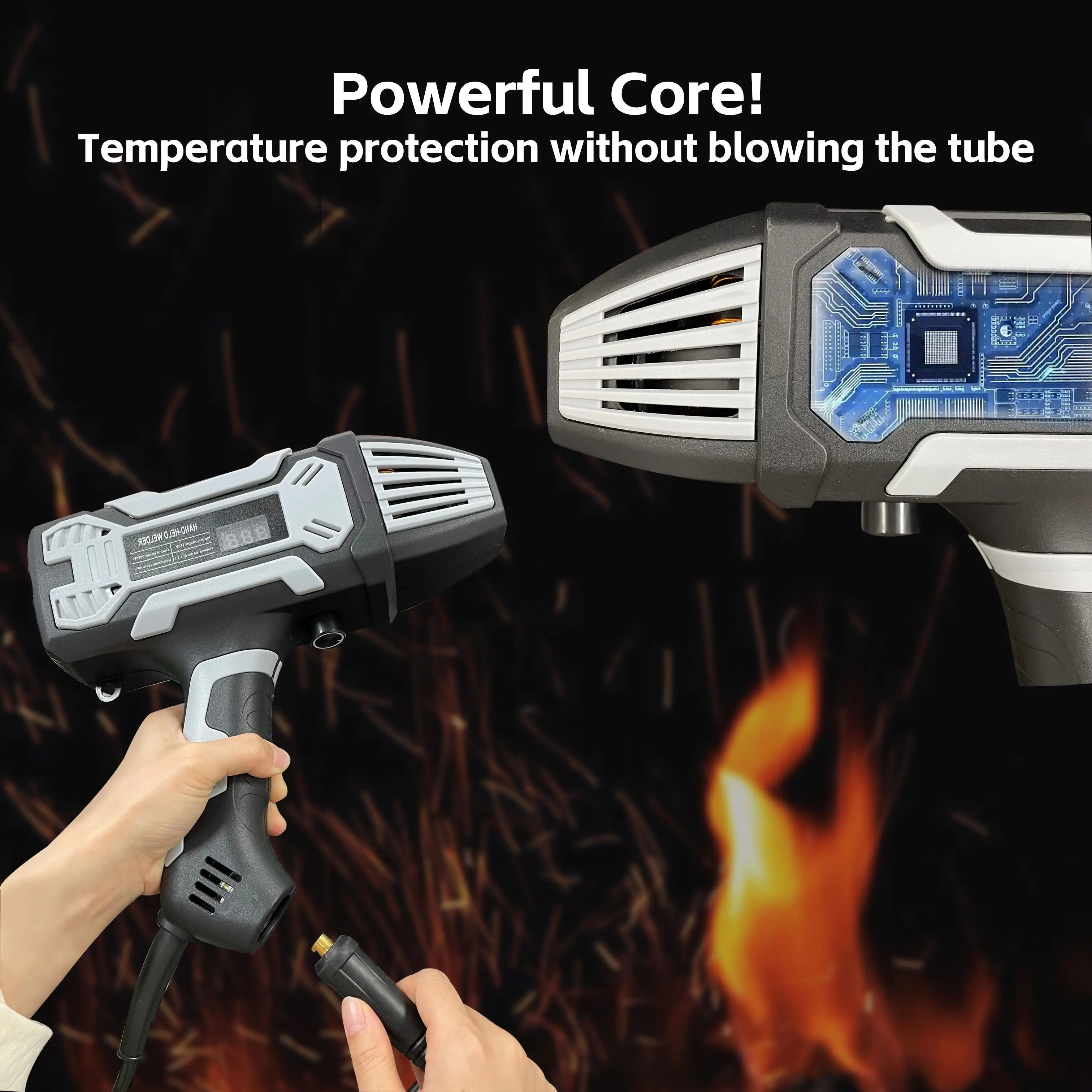 Handheld Welder, Portable Arc Welding Torch, Portable Arc Welding Torch for 1/16“-1/8” Welding Rods, Welding Tool Kits