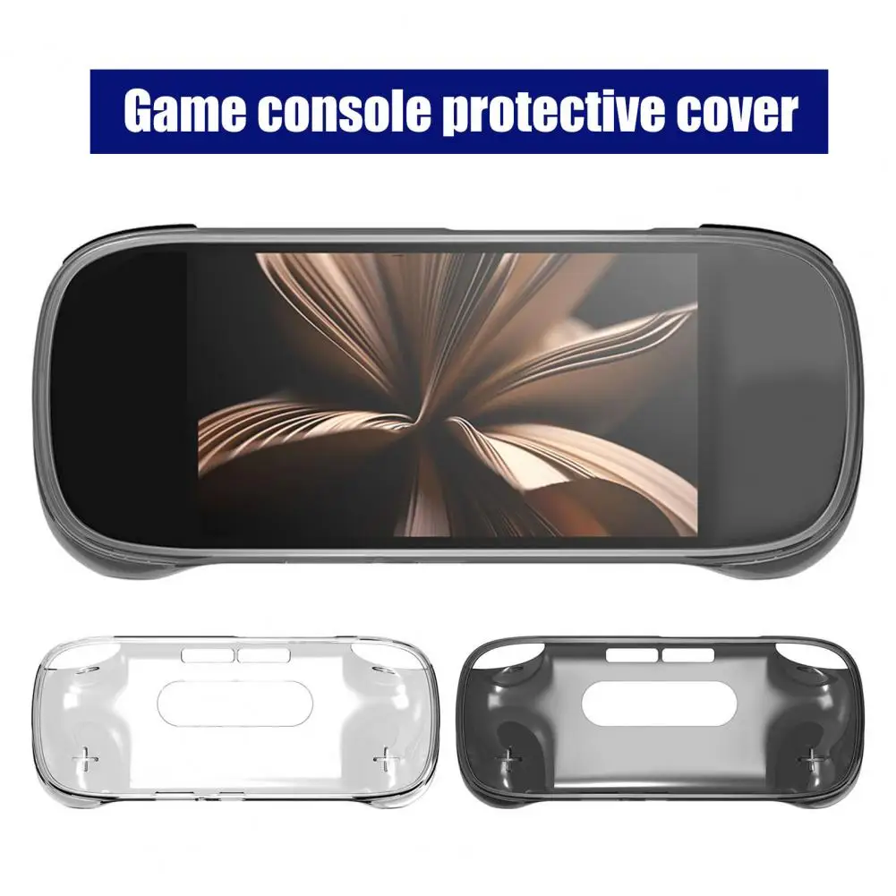 Transparent Handheld Console Case Gaming Console Case Shockproof Tpu Protective Case for Retroid Pocket 5 Handheld Game Console