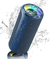 Ortizan Bluetooth Speaker, Bluetooth 5.3, 40W Wireless Speakers,RGB Lights,IPX7 Waterproof, TWS Connectivity,TF Card Play,AUX IN