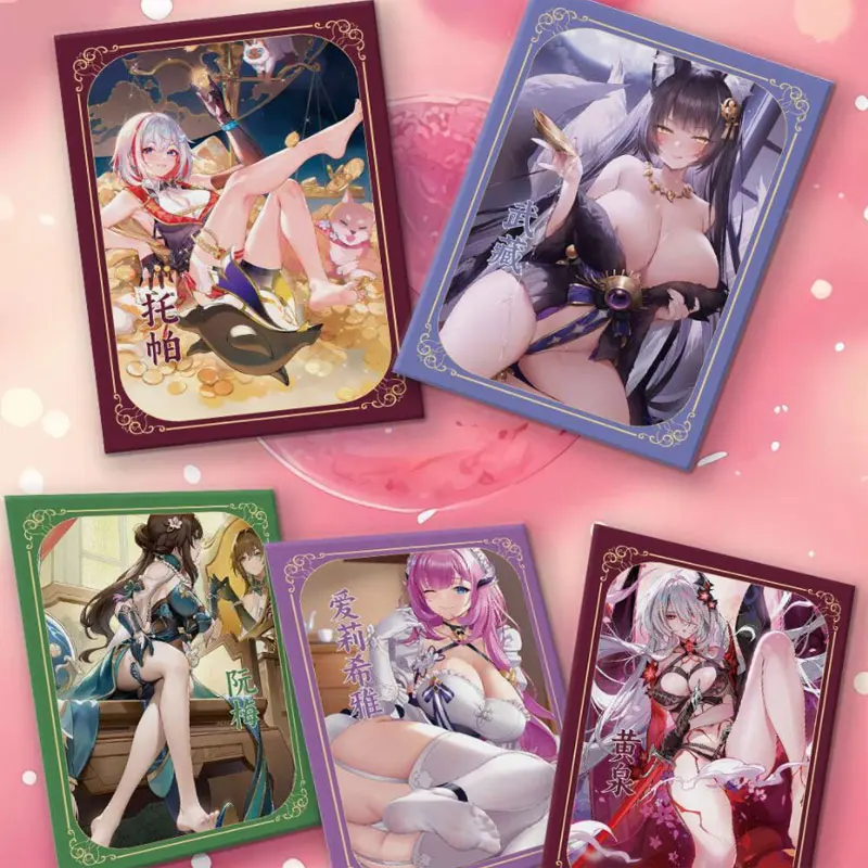 2024Newest Youwu Girl 3 Bullet Collection Card Goddess Story Waifu Booster Box ACG CCG TCG Doujin Toys Chrismas Hobbies Gift