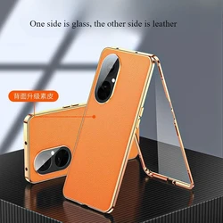 Magnetic Glass Case For Xiaomi POCO X7 Pro Tempered Glass Leather Phone Cover For Redmi Turbo4 turbo 4 Pro Lens Protect Shell