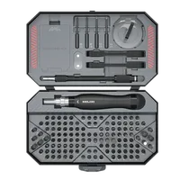 New  DELIXI 145-in-1 Screwdriver Set Precision Magnetic Screw Driver Bits Wireless Hand Screw Driver Repair Household Tool