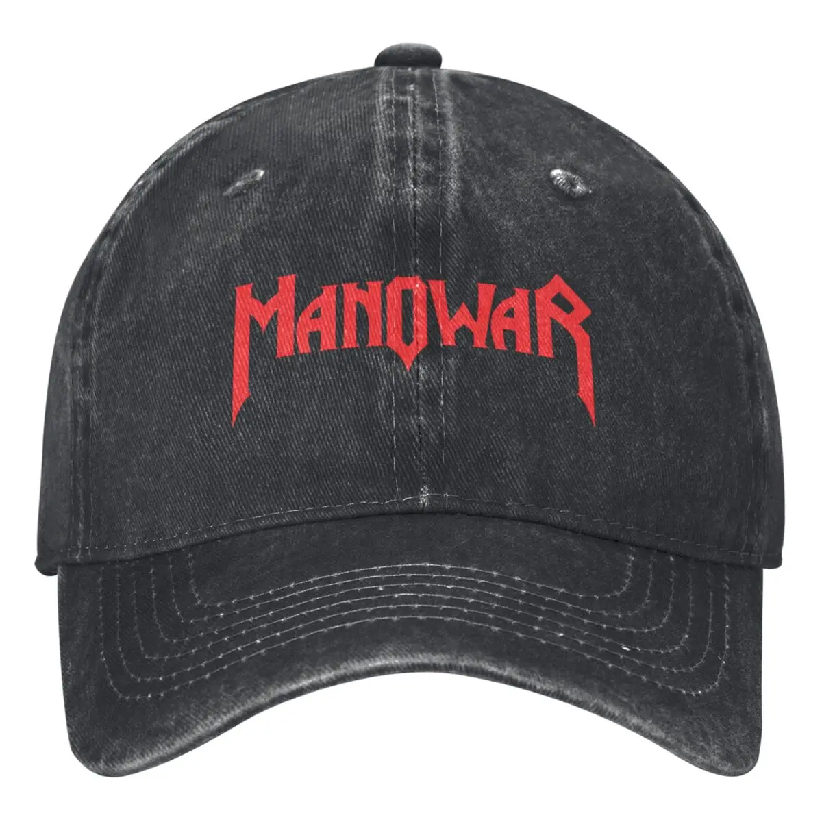 Manowars Band Baseball Cap Hunting Camping Adjustable Trucker Hat Men Women Vintage Designer Snapback Cap