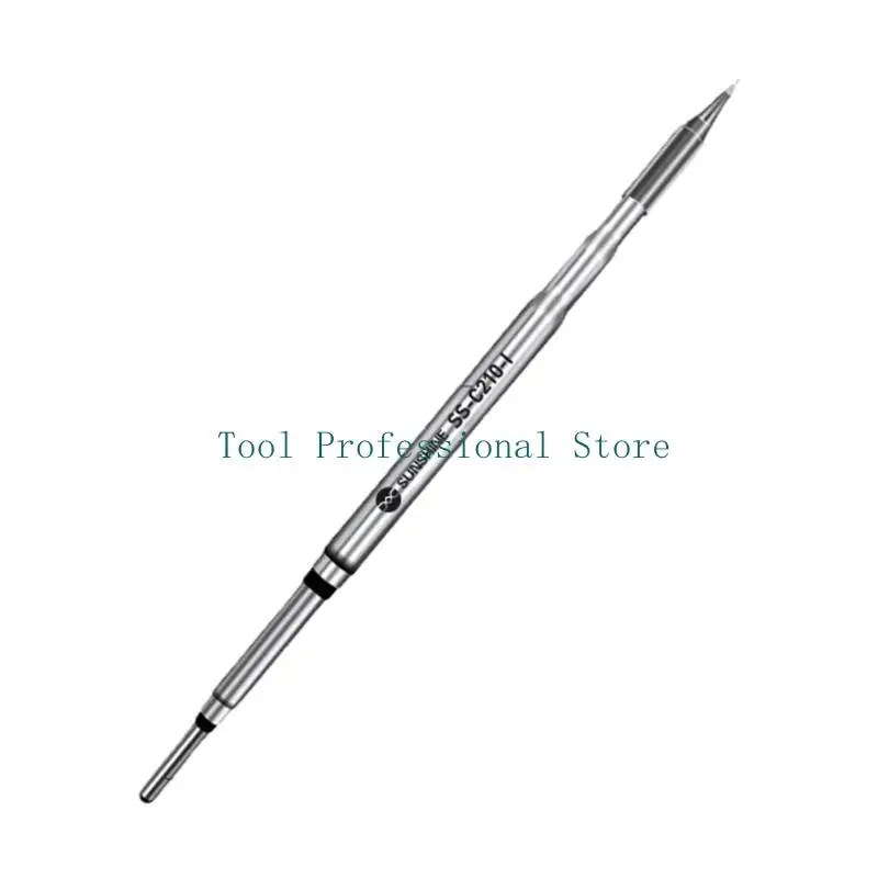 57QF C210 Soldering Tip C210-I/IS/K Soldering Iron Tip for SMD Welding JBC C210 T12/T26D Welding Table Handle Fast Heating