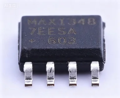 Half-duplex RS-485/RS-422 compatible transceiver with automatic direction control. The device features one driver and one receiv