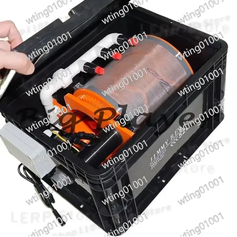 for Automatic Small Turnover Box 10000 Flow Conversion Micro Filter Fish Tank Filter Automatic Backwashing Sewage