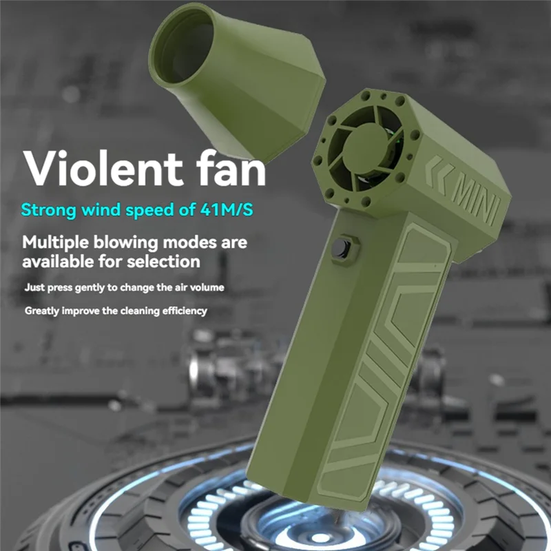 B83B-Violent Fan Turbo Jet Dust Cleaner Brushless Air Blower 41M/S Wind Speed Powerful Outdoor For HOME Vacuum
