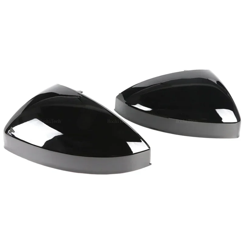 الكربون نمط غطاء استبدال غطاء مرآة الرؤية الخلفية لأودي R8 4S 2016-2022 TT TTS TTRS MK3 FV 8S 2015-2022 أسود لامع