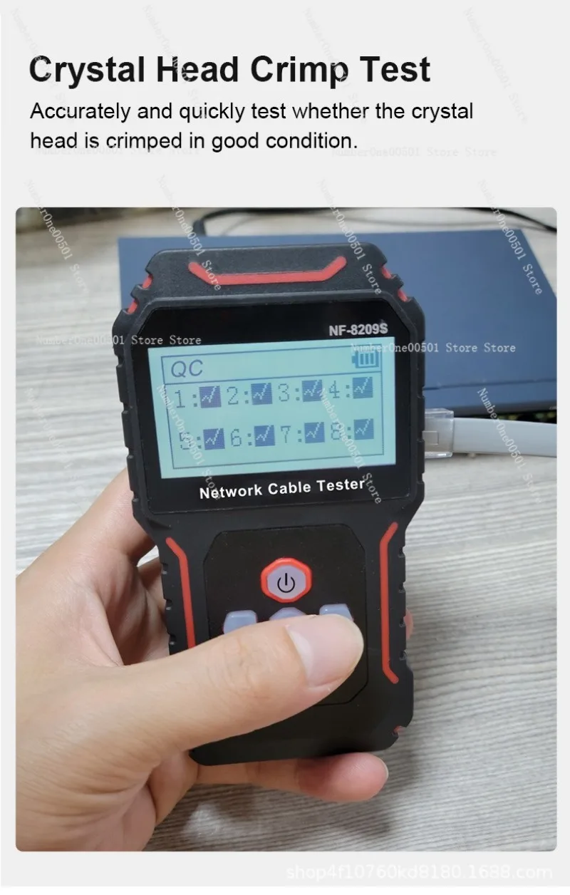 

NF-8209S Network Cable Tester LAN Ethernet Wire Tracer