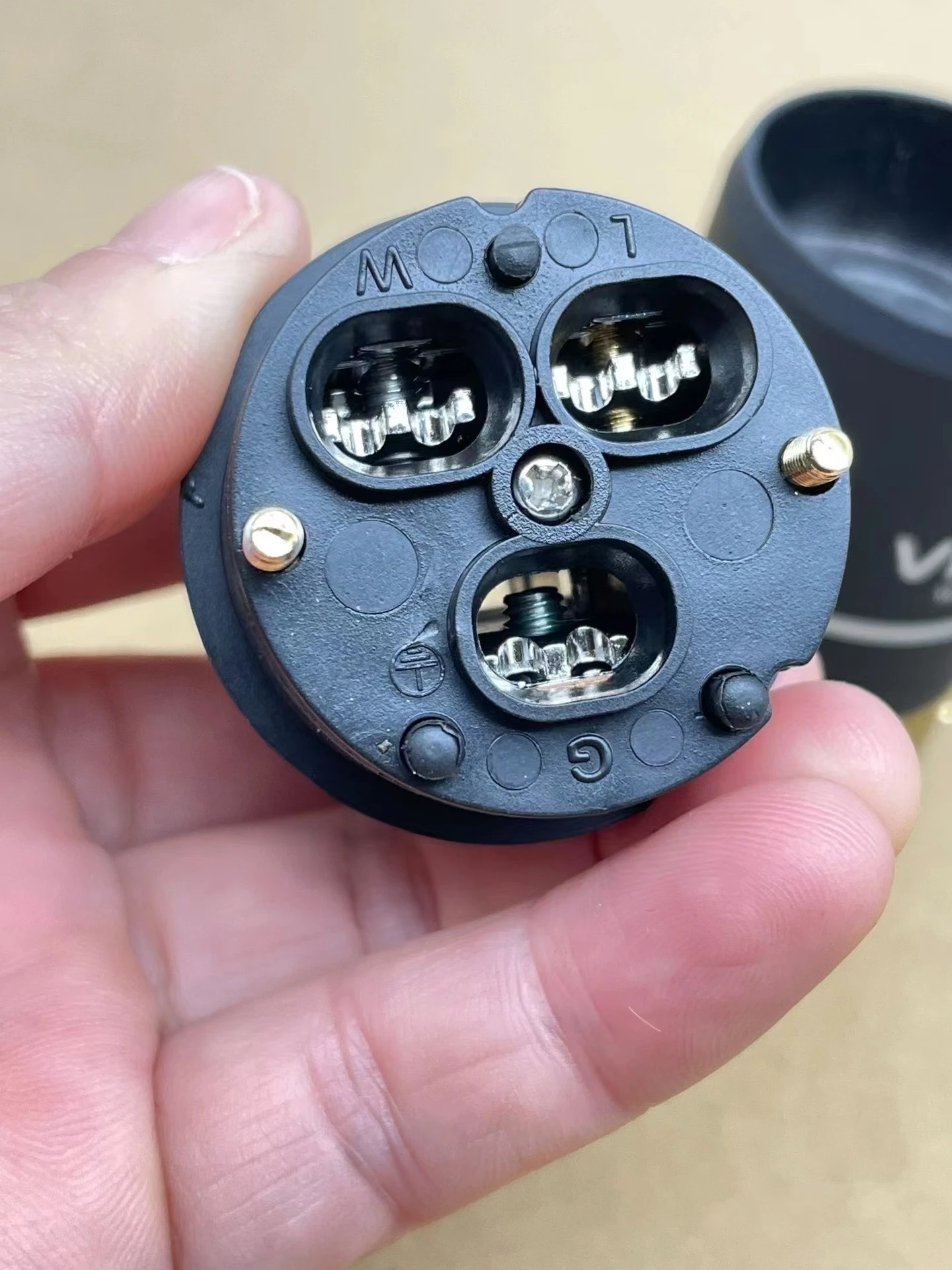 Cobre puro banhado a ouro Plug Power EUA, Fever Amplificador de Áudio, 20A Cauda Plug, Fever Cord, Alemão Viadue T6s, T6s