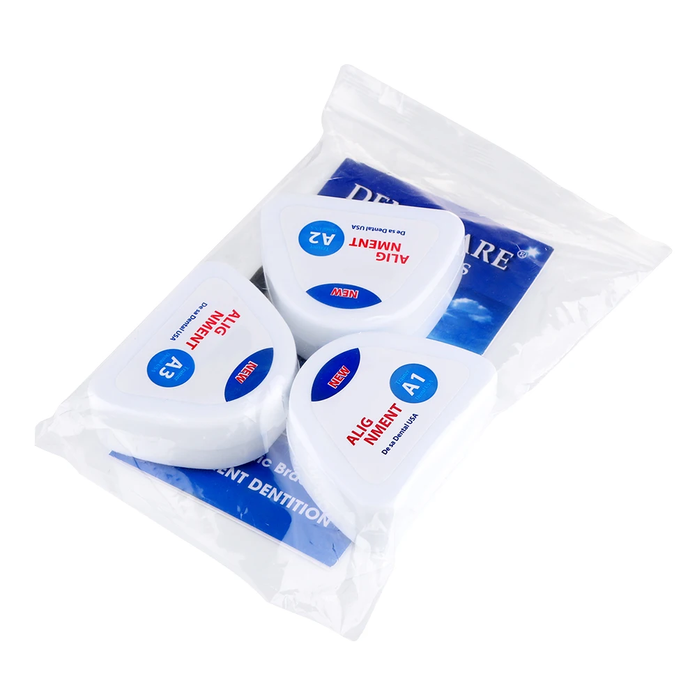 Zahn ärztliche kiefer ortho pä dische Zahnspangen Set Kind 3 Stufen Silikon Ausrichtung Trainer Zähne Halter Bruxismus Mundschutz Kinder Zähne Glätte isen – Detail 12