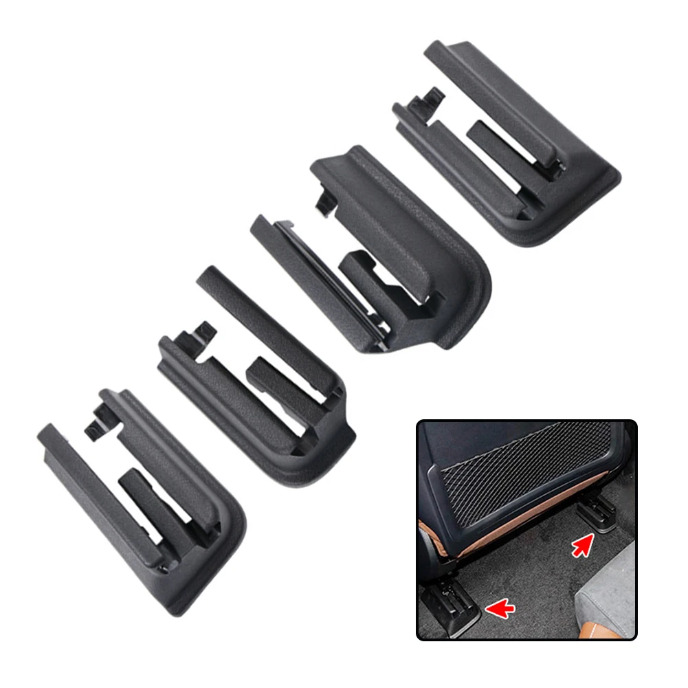 For Mercedes-Benz W177 W118 Seat Rail Cover Clips Set of 4 Black ABS Trim Panels for Front Rear Seat Rails 1779195500