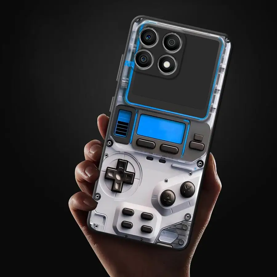 حافظة صور لوحدة التحكم في الألعاب لهاتف Honor X5b Magic5Lite X6 X7 X9a 200 400 Lite X8 8X 70 90 غطاء هاتف ناعم أسود #2