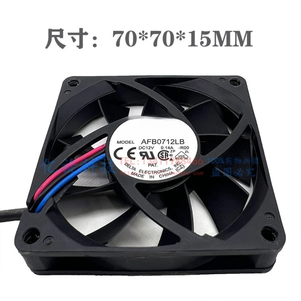 7015 7CM Silent CPU Projector Cooling Fan AFB0712LB For Delta 12V 0.14A 4Wire PWM Cooler Fan    (WS004)