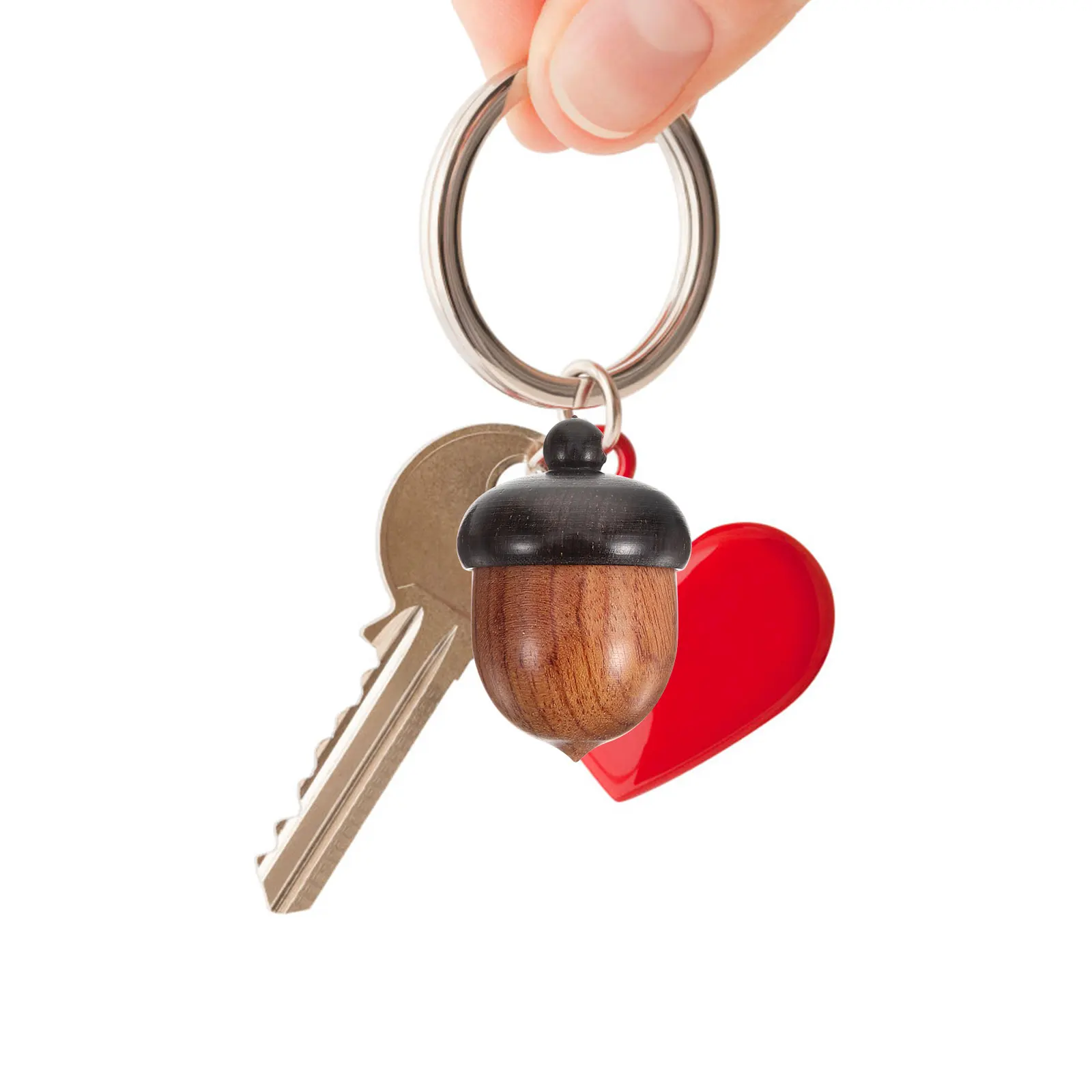 

4pcs Acorn Pendant Wooden DIY Charms Earrings Key Decor 31x22mm Reliable Material Jewelry Accessories Craft Acorns