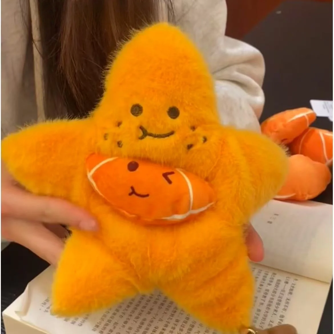 Jouet en peluche Orange pelable simulé de 12cm, pendentif en peluche de fruits, porte-clés alimentaire, pendentif de sac à dos, jouet de dessin animé, cadeau