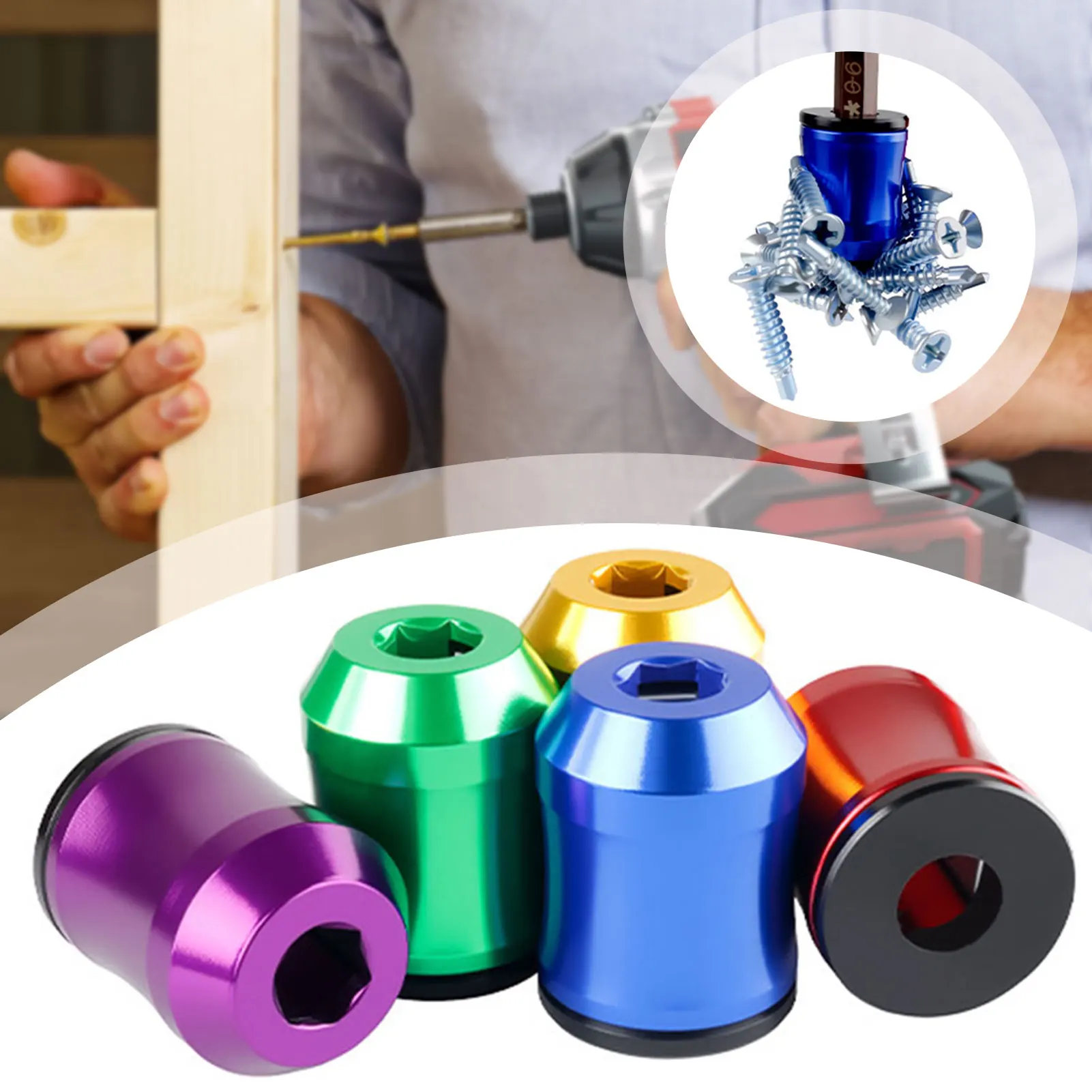 

Magnetic Screw Holder Rings Powerful Magnetic Screw Rings Bit For Electric Drill