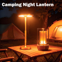 Portable Outdoor Camping Light Atmosphere Tent Camping Lantern Stepless Dimming Stand Tabletop Light 2000mAh Outdoor Tent Lanten