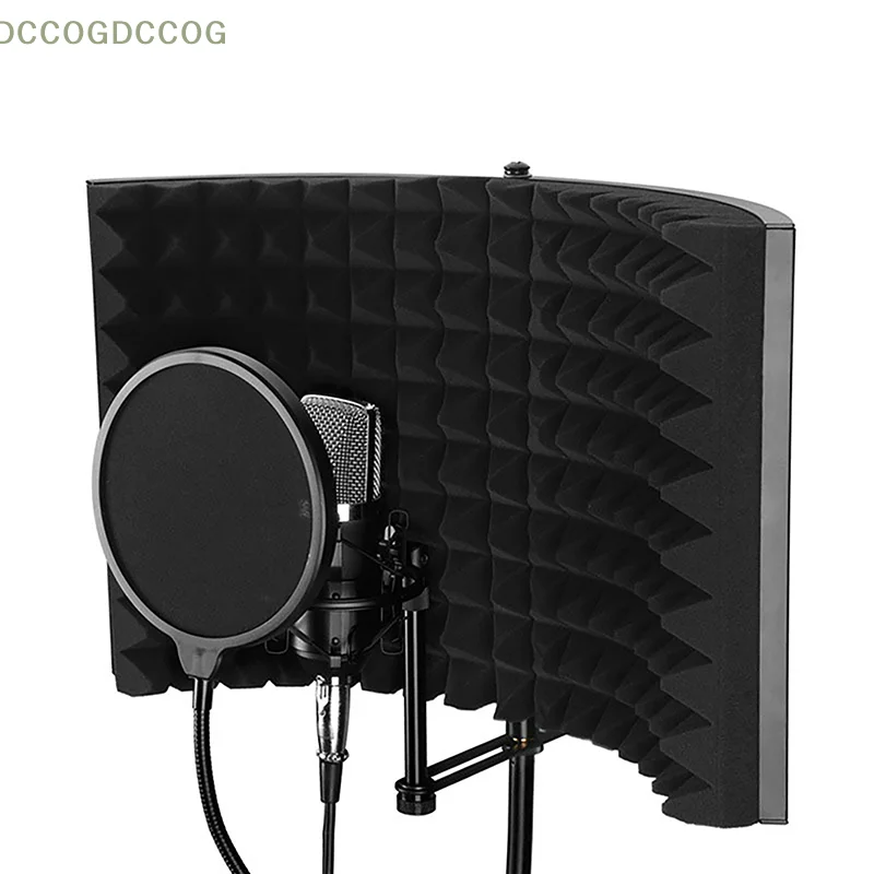 

Double Layer Studio Microphone Pop Filter Flexible Wind Screen Sound Filter Mask Mic Shield For Speaking Recording Accessories
