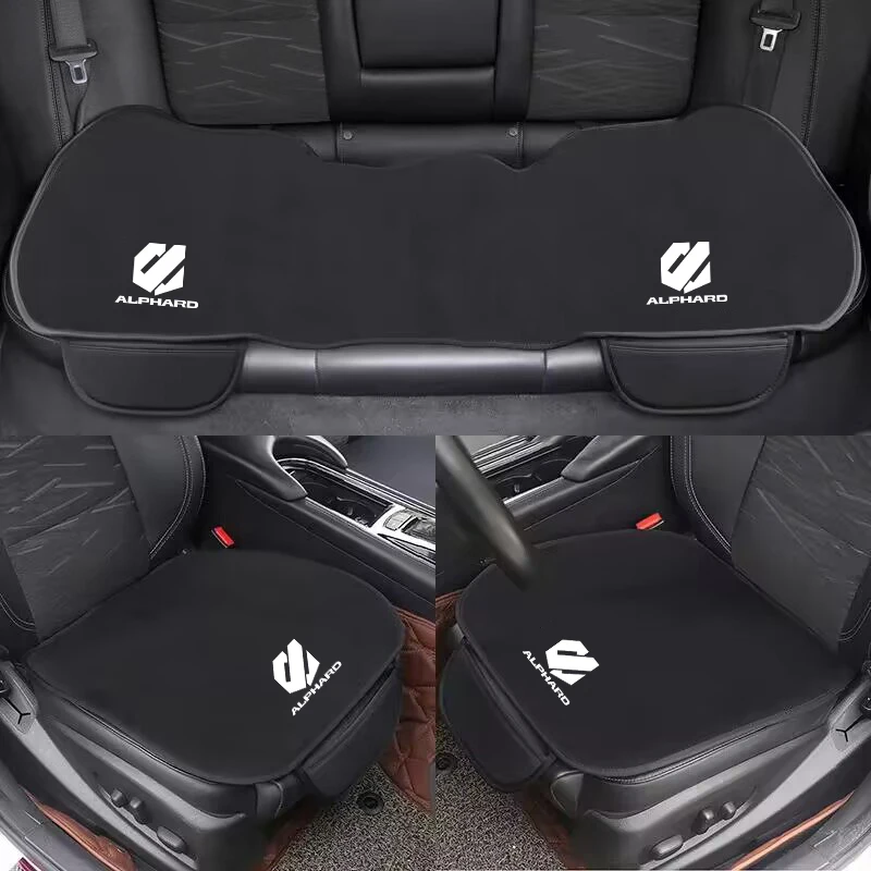 

Универсальная накладка на автомобильное сиденье для Toyota Alphard, PREVIA, Noah, Vellfire, Harrier 30 Series, нескользящая, из плюшевого вельвета, защитная подушка