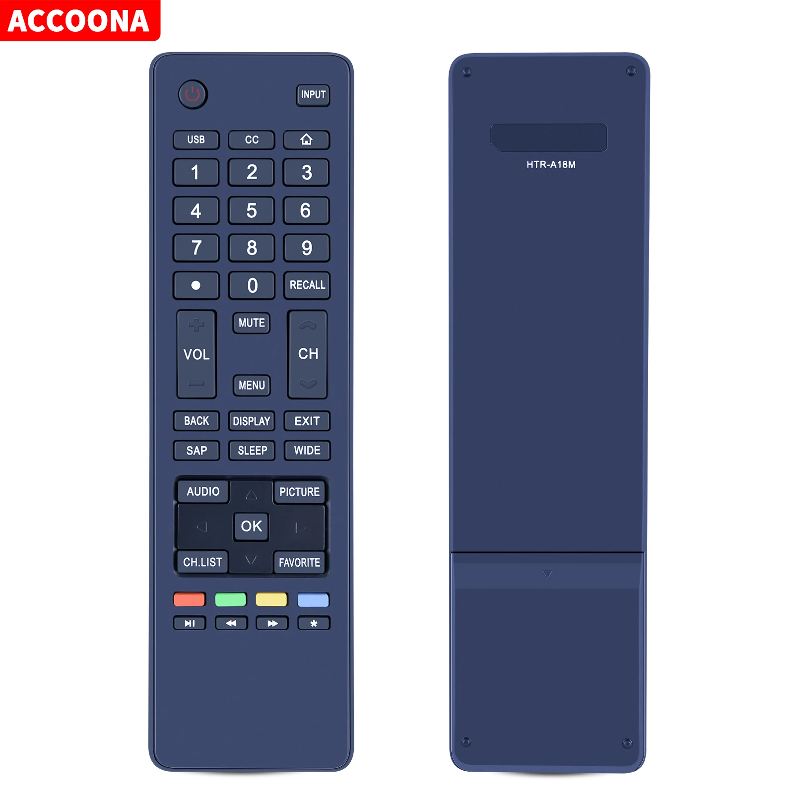 

New Original Remote Control HTR-A18M For Haier LCD LED TV LE58F3281 32D3000 LE32M600M20 LE32F32200 LE24M600M80 65d3550