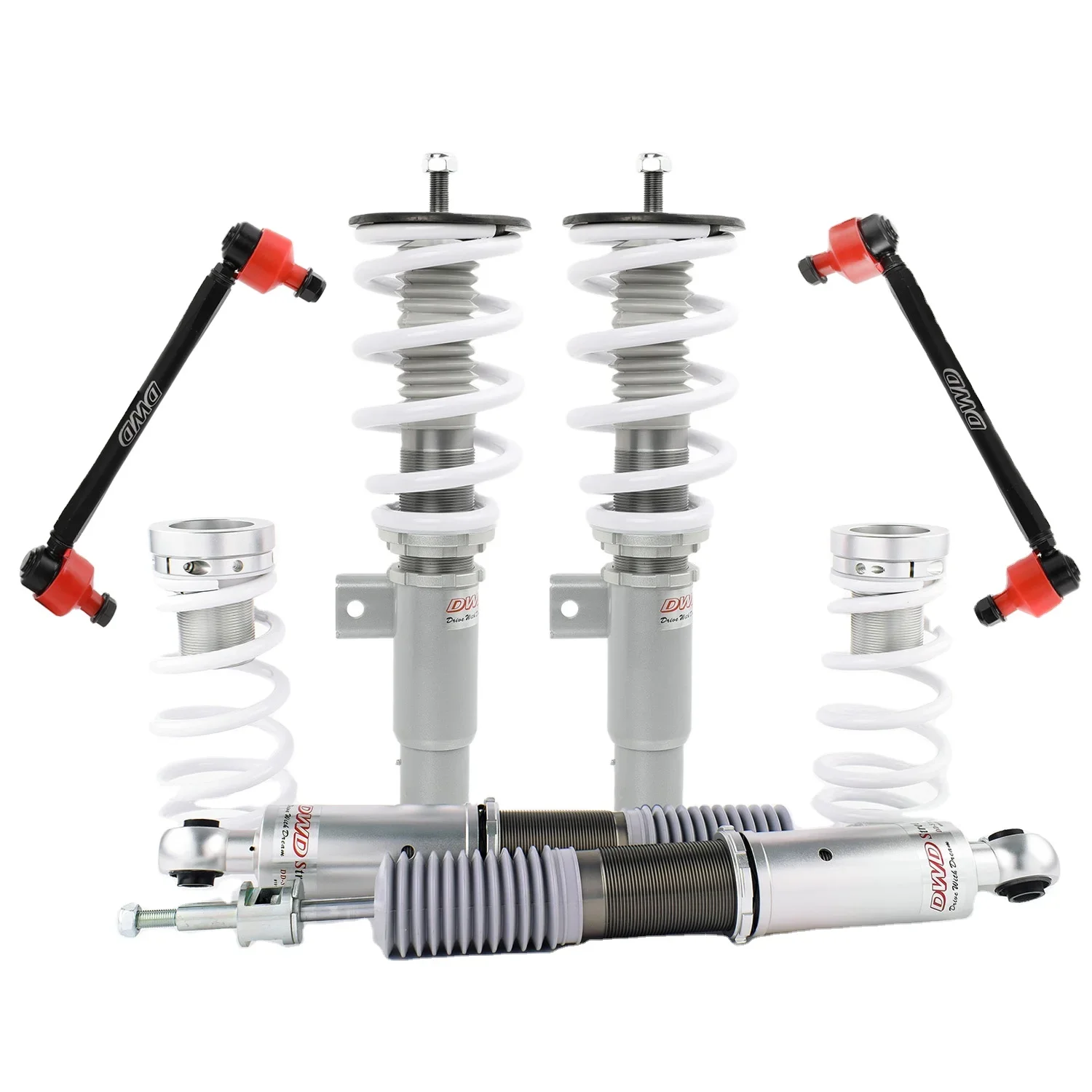 Audi Q2L 2017 + AUD040 Coilver Suspension 32-level Damping Adjustable Mono-tube Coilver Performance Shock Absorber