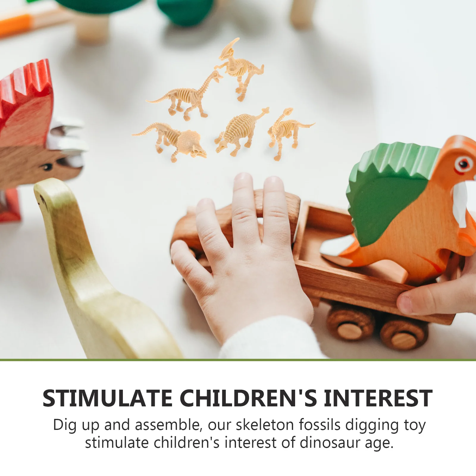 

19Pcs Simulation Dinosaur Dig Out Kit Children's Hands- Experiment Educational Activity Set for Classroom