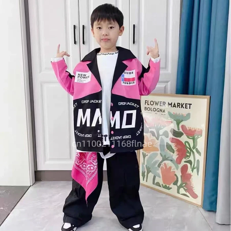 Children's Street Dance Fashion, Boys' Hip-hop, Girls' Jazz Dance Performance Costumes, Models' Runway Performance Costumes
