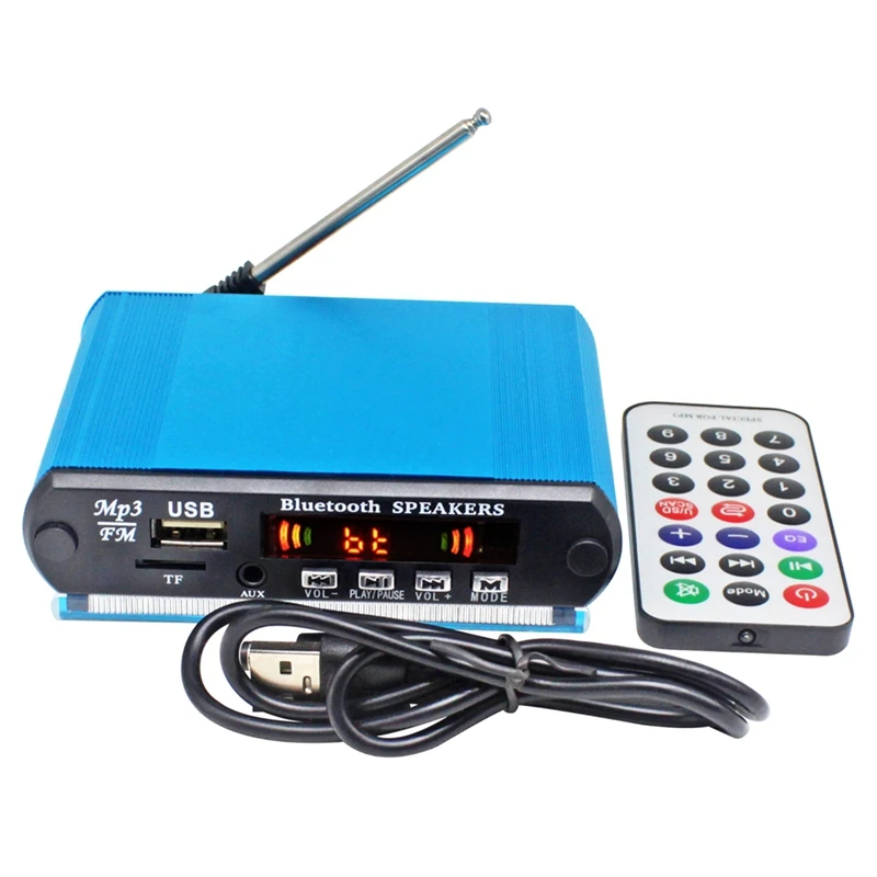 Super Sale MP3 Player Decoder Board 2x15W Bluetooth 5.0 Receiver Car Kit with FM Recording Calling Function Color Screen FM Ra