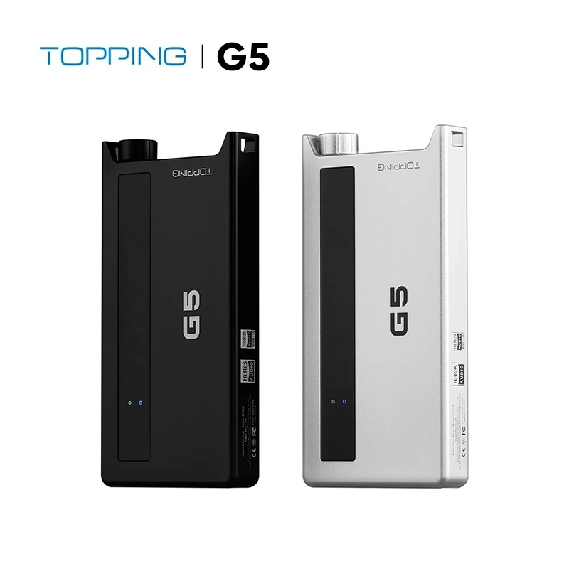 TOPPING G5 Headphone Amplifier Portable ES9068AS DAC&Amp LDAC Hi-res Audio Support up to DSD512 768kHz AMP