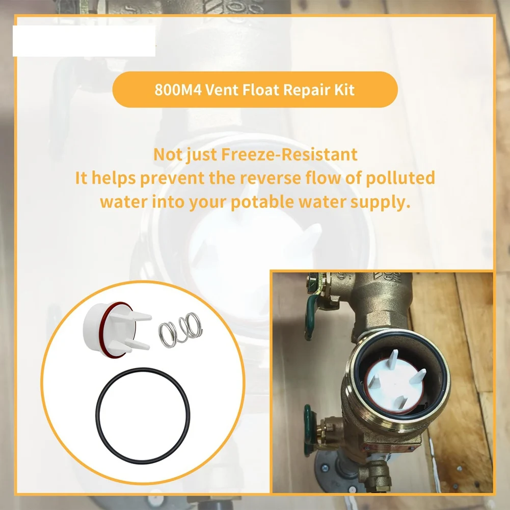 ABFU-Vent Float Reparatursatz, kompatibel mit Watt 1 Zoll 800QT Rückflussventil, ersetzt 0887715 887715 800M4-FR-V1