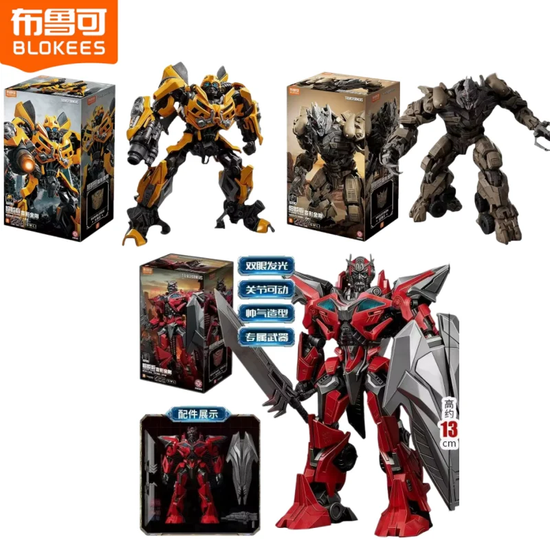 

Blokees Transformers Classic Class Movie 3 Megatron Bumblebee Sentinel Prime Assembly Action Figure Collectible Blocks Model Toy