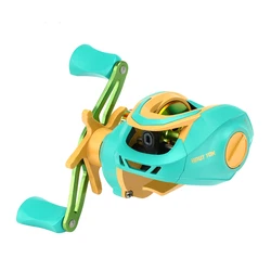 2024 Domestic and International Hot Sellers Macaron Miniature object teardrop reel Full metal line cup Fishing reel Sea rod reel