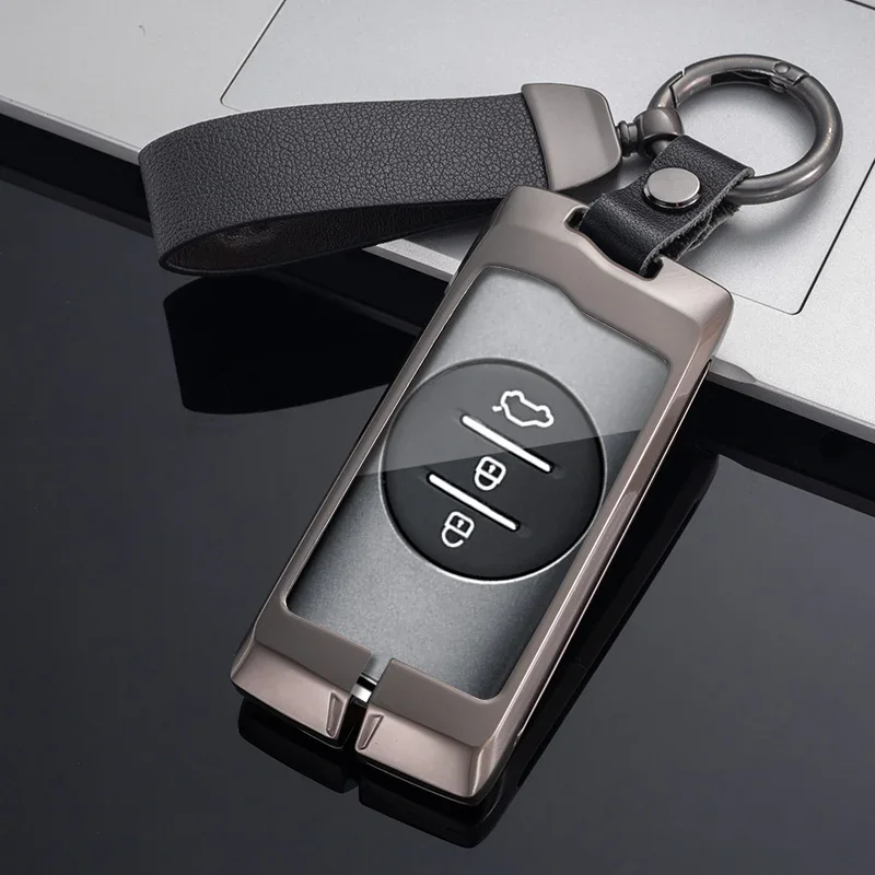 

NEW Metal Car Remote Key Case Cover For Chery Tiggo 7 Pro 8 Pro Exeed Tiggo 2 3x Arrizo 5 Pro Gx 5x EQ7 2021 Wallet Accessories