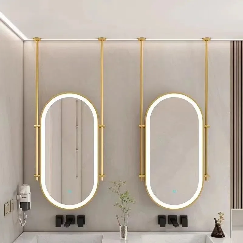 Hanging Mirror Ceiling Square Bathroom HD Reflection Explosion Proof