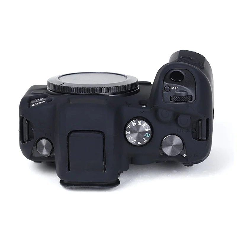 Capa protetora de silicone de desempenho estável para canon eos r6 mark ii ii capa de borracha macia antiderrapante, à prova de poeira e à prova de arranhões com