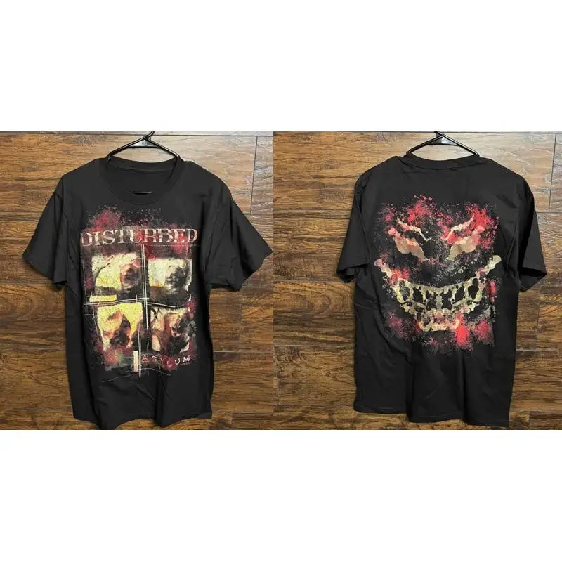 Disturbed Asylum 2010 2 Sided Tour T-Shirt