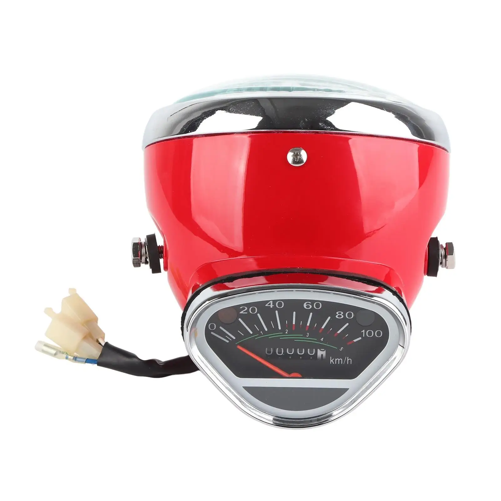

Headlight Speedometer Set Bright Plug and Play 0-999999Km Front Headlight Stable Performance Two in One for cd70 S90 SL90 CS90